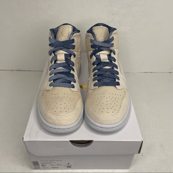 Nike Air Jordan 1 Retro Mid SE WMNS “Sanddrift” NEW 2022 - Picture 2 of 4